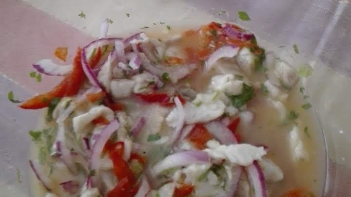 ceviche de lubina